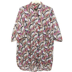 Vintage At Ease Shirt Mens 1XL Short Sleeve Art Geometric Cotton Y2K 90s